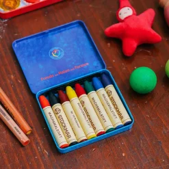 Beeswax Crayons - Standard Mix - 8 Sticks