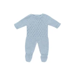 Blue Knit Doll Pajamas - 15