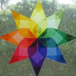 Crafting Window Stars Book with Window Star Paper Set
