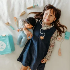 Doll-Sized Wooden Doctor Set