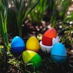 Fun with Sounds Wooden Eggs - Wooden Rattles