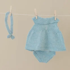 Knit Doll Outfit - 15" Dress & Headband