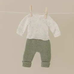 Knit Doll Sweater and Pant Set - 12