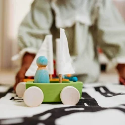 Little Land Yacht - Wooden Toy Sailboat