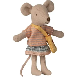 Little Sister Mouse with Cheese Bag