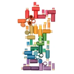 Lola 72-Piece Wooden Building Set