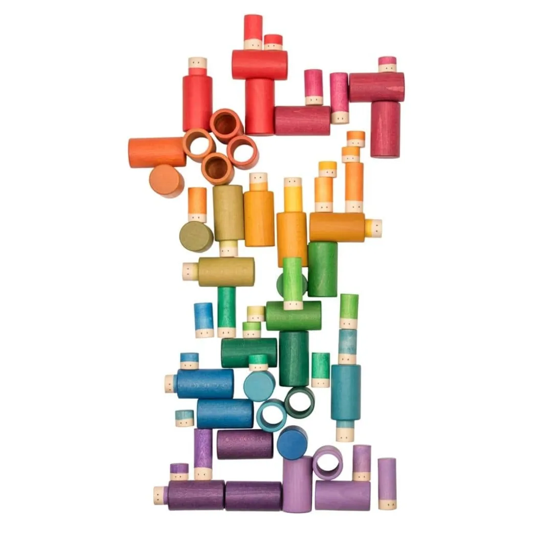 Lola 72-Piece Wooden Building Set