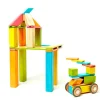 Magnetic Wooden Blocks - 42 Piece Set Tints