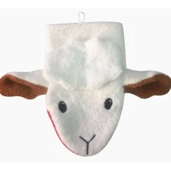 Organic Sheep Washcloth Hand Puppet