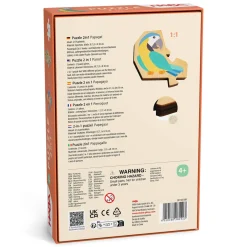 Parrot 2-in-1 Wooden Puzzle