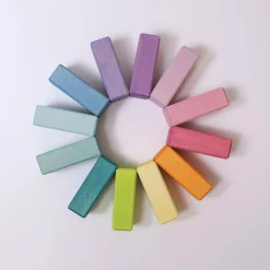 Pastel Duo Wooden Block Set