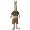 Rabbit in Knitted Shirt and Shorts - Size 4
