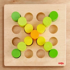 Rainbow Risers Wooden Stacking Game
