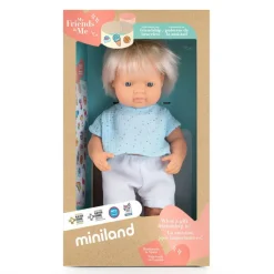 Realistic Montessori Doll - White Boy with Blond Hair