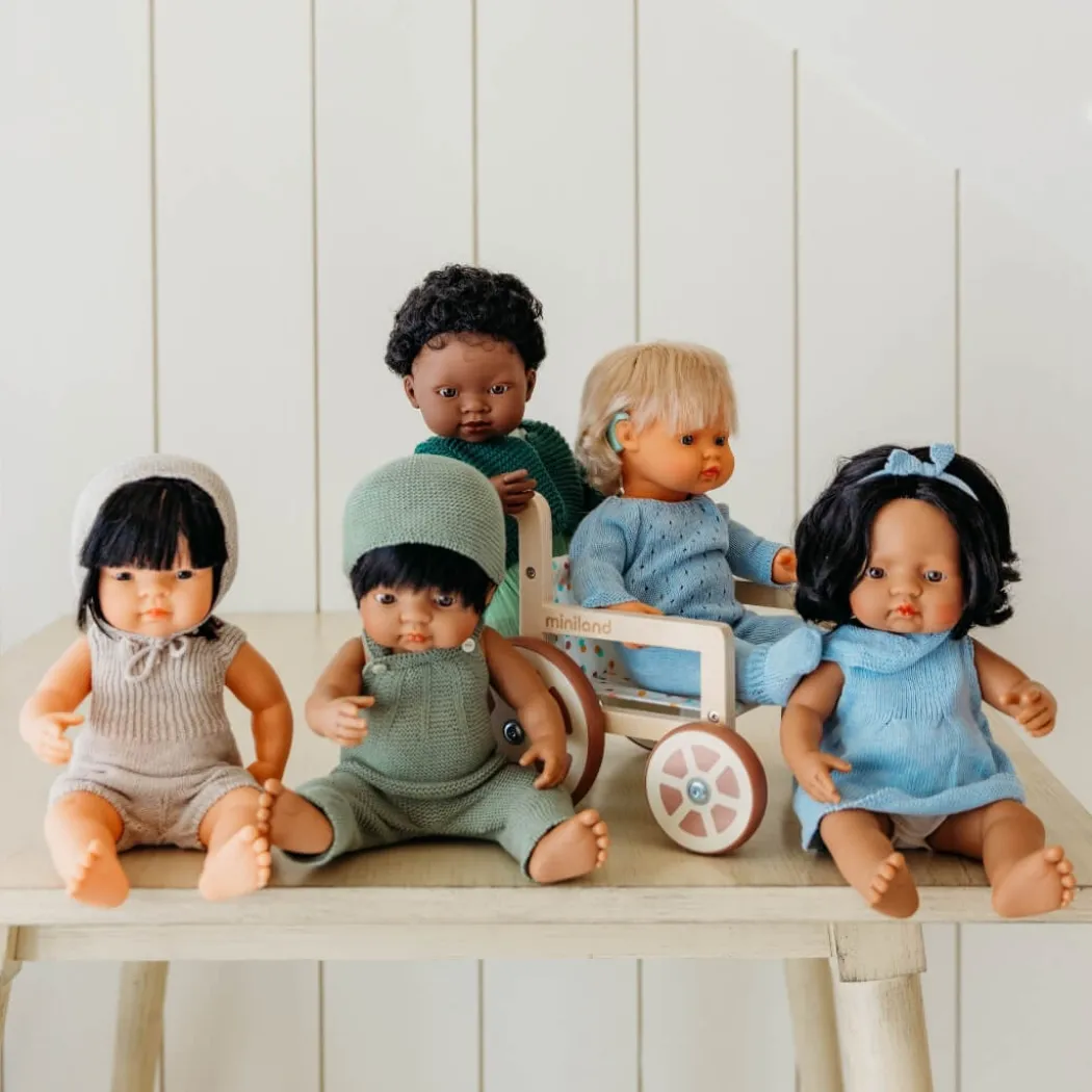 Realistic Montessori Doll with Cochlear Implant