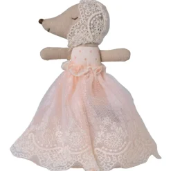 Sleepy-Wakey Baby Mouse in a Gown