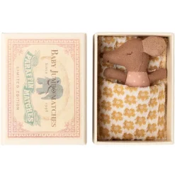 Sleepy Wakey Baby Mouse in a Matchbox