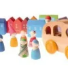 Village Building Blocks Set