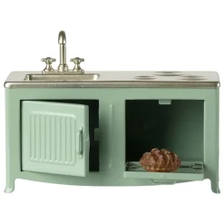 Vintage Mouse-Sized Kitchen - Blue or Mint
