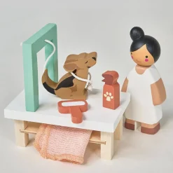 Waggy Tails Wooden Dog Salon