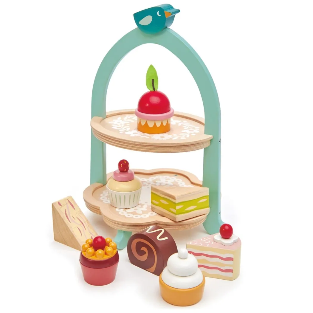 Wooden Afternoon Tea Stand