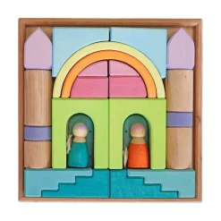 Wooden Building World Cloud Play Set
