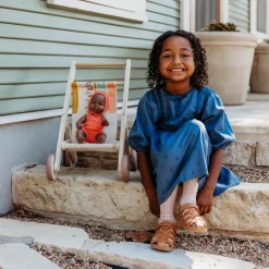 Wooden Doll Stroller