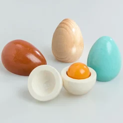 Wooden Eggs Play Food Set