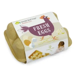 Wooden Eggs, Set of 6