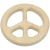 Wooden Peace Sign Baby Teether