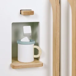 Wooden Refrigerator and Food Set