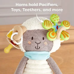 Woolbert the Ram Cuddly Baby Sensory Toy